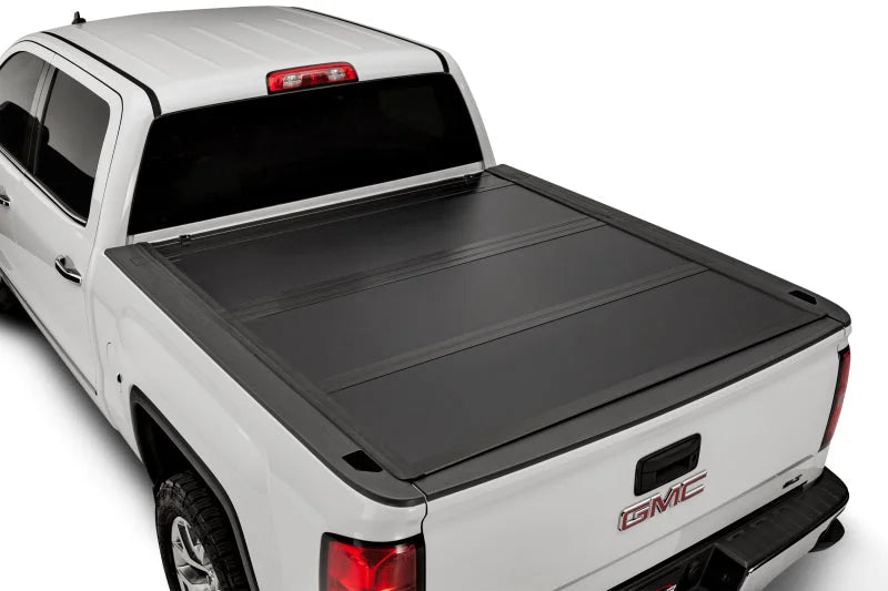 UnderCover 19-20 Chevy Silverado 1500 5.8ft Ultra Flex Bed Cover - Matte Black Finish - Side View