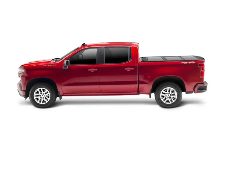 UnderCover 19-20 Chevy Silverado 1500 (w/ or w/o MPT) 5.8ft Flex Bed Cover - Back View
