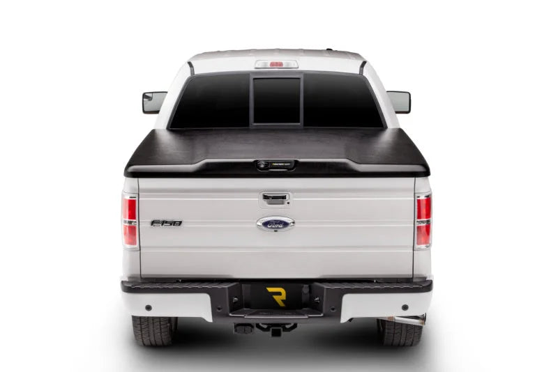 UnderCover 2021 Ford F-150 Ext/Crew Cab 6.5ft Elite Bed Cover - Black Textured - Side View