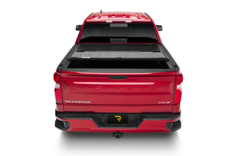 Undercover 2023 Chevrolet Colorado / GMC Canyon 5.2ft Short Bed Ultra Flex Bed Cover - Black Texture - Installation View