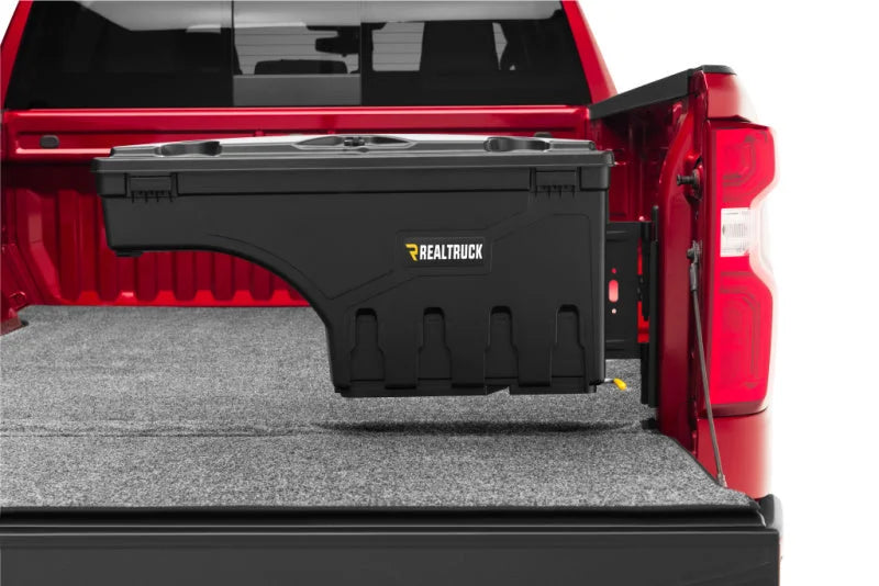 Undercover Passenger Side Swing Case - Black Smooth Ext/Crew All Beds fits 2022-2026 Nissan Frontier - Main Product View