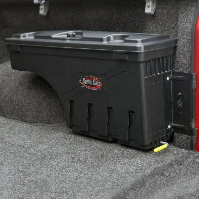 Undercover Passenger Side Swing Case - Black Smooth Ext/Crew All Beds fits 2022-2026 Nissan Frontier - Additional View 6