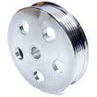 Load image into Gallery viewer, UniSteer Performance Serpentine Pulley - Polished Aluminum 8020710