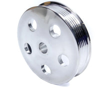 Load image into Gallery viewer, UniSteer Performance Serpentine Pulley - Polished Aluminum 8020710