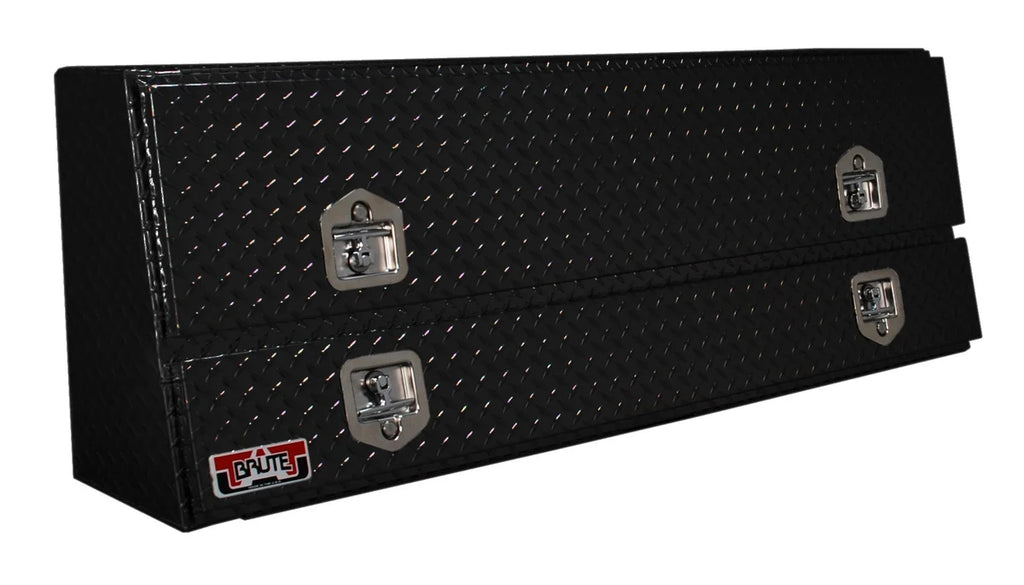 Unique Truck Accessories 60" Contr. TopSider w/ Doors Comm. Class - Black Texture Coat TBS200-60-BT
