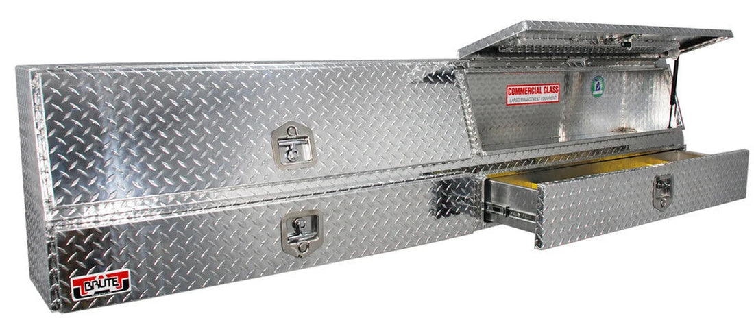 Unique Truck Accessories 88" Contr. TopSider w/ Drawers & Doors Comm. Class TBS200-88D-BD