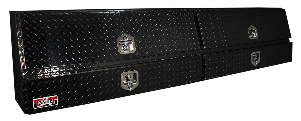 Unique Truck Accessories 96" Contr. TopSider w/ Drawers & Doors Comm. Class - Black Texture Coat TBS200-96D-BD-BT