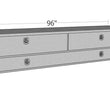 Load image into Gallery viewer, Unique Truck Accessories High Cap. Stake Bed TopSider w/ Doors - Black Texture Coat TB400-96D-BT