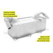 Load image into Gallery viewer, VEMO Engine Oil Cooler fits 2011-2018 Porsche Cayenne / 2010-2016 Porsche Panamera - Additional View 5