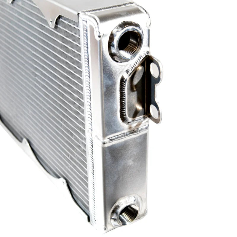 VMP Performance Multi-Pass Heat Exchanger w/ 1in NPT Fittings - Side View