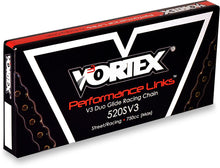 Load image into Gallery viewer, VORTEX 530 SX3 - Drive Chain - 120 Links 530SX3-120 - Side View