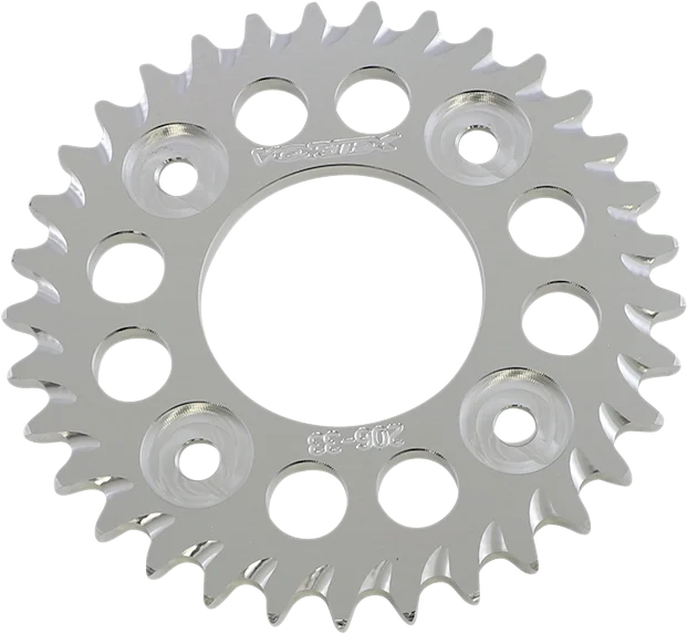 VORTEX Aluminum Sprocket - Silver - Rear - 33 Tooth 206-33 - Main Product View