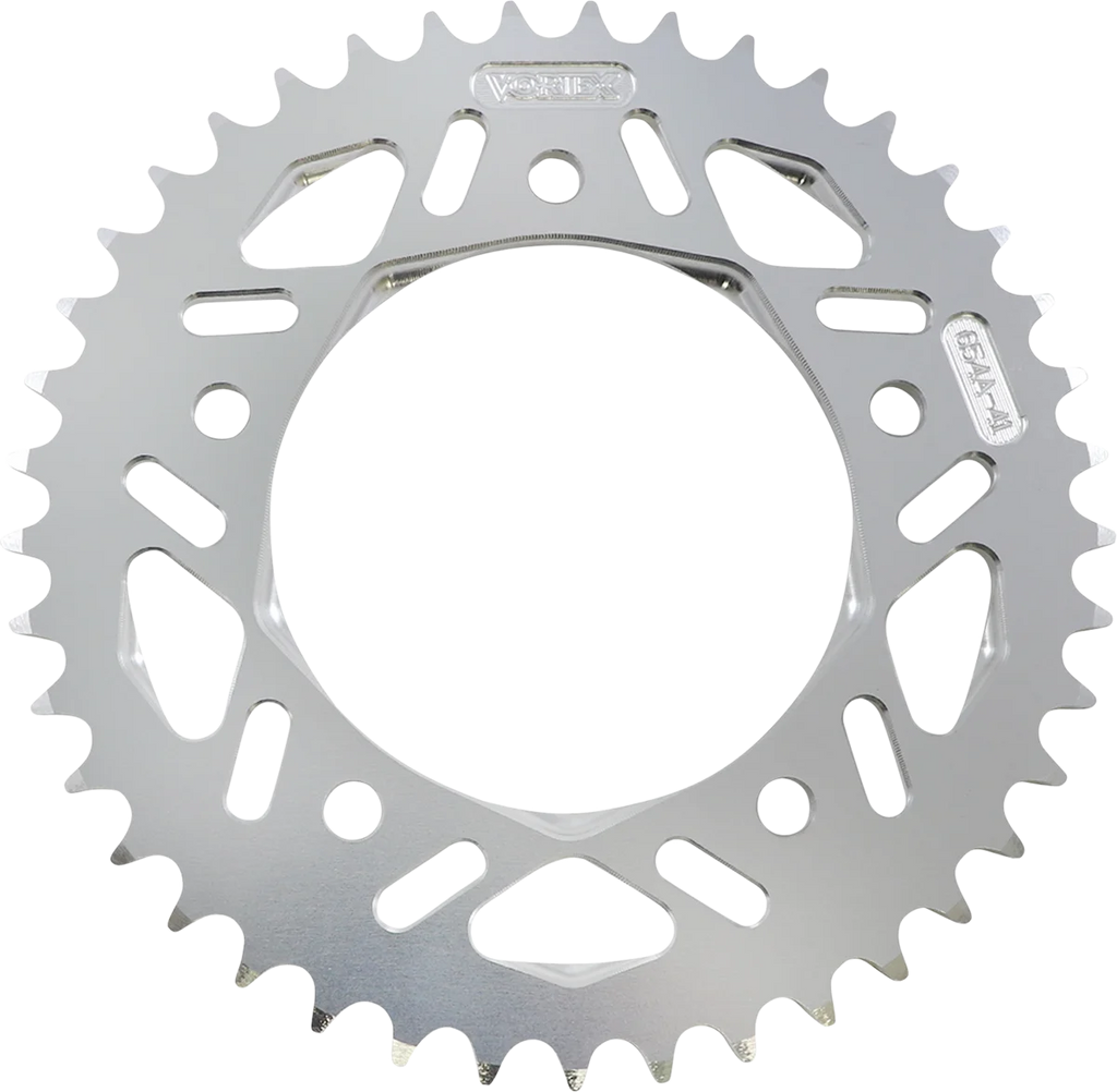 VORTEX Aluminum Sprocket - Silver - Rear - 41 Tooth 654A-41 - Main Product View