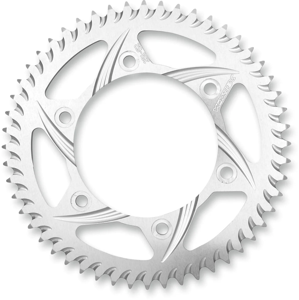VORTEX Aluminum Sprocket - Silver - Rear - 41 Tooth 654A-41 - Side View