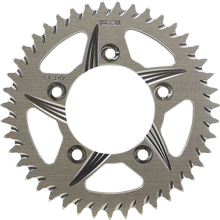 Load image into Gallery viewer, VORTEX Aluminum Sprocket - Silver - Rear - 43 Tooth 427-43 - Main Product View