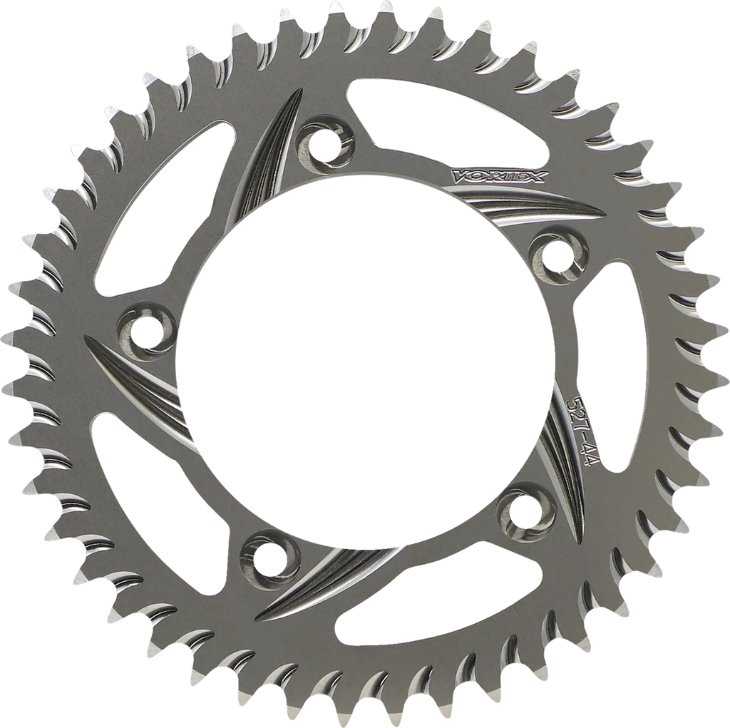 VORTEX Aluminum Sprocket - Silver - Rear - 44 Tooth 527-44 - Main Product View