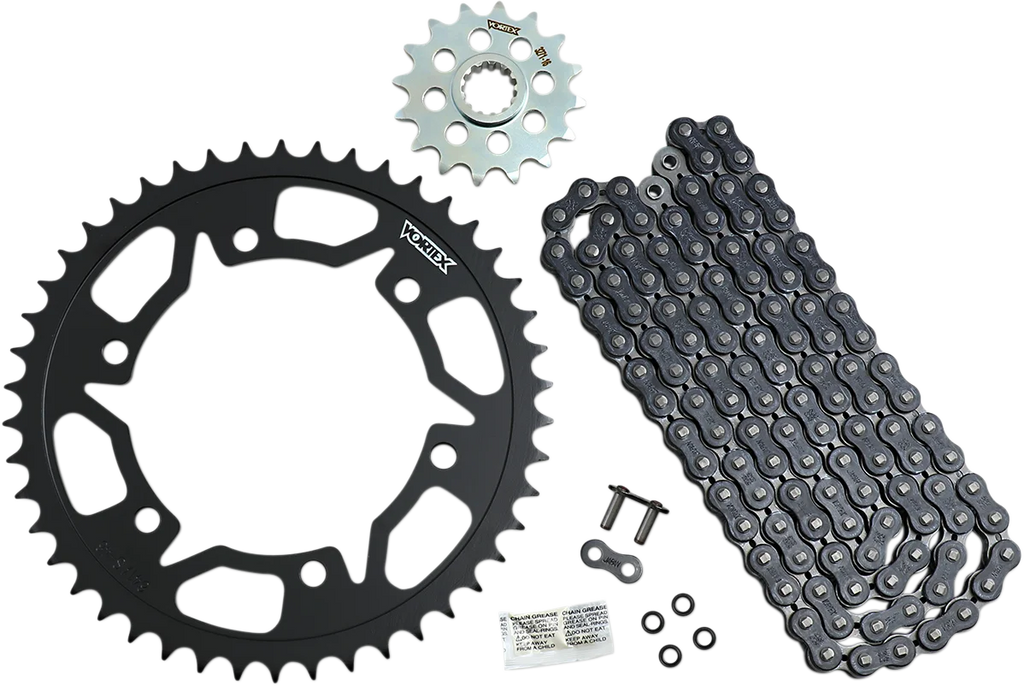 VORTEX Chain Kit - Black CK6440 fits Yamaha FZ6R - Main Product View