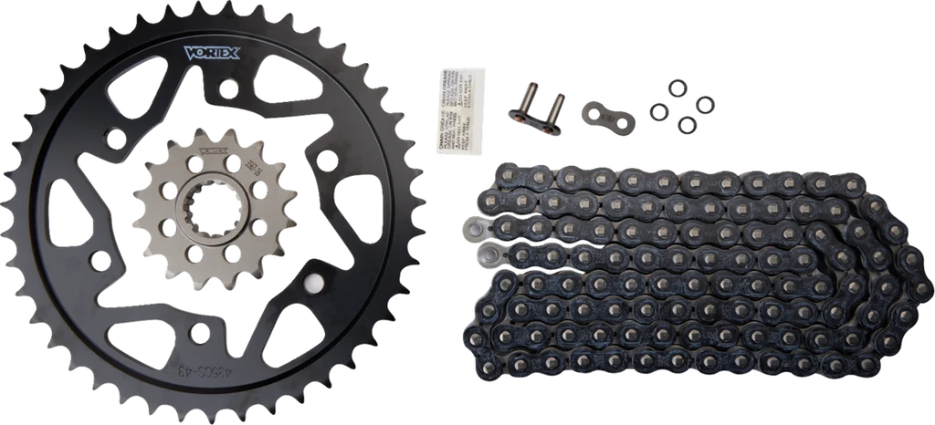 VORTEX Chain Kit - Black CK6447 fits Yamaha Mt-07 - Main Product View