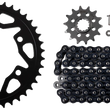 Load image into Gallery viewer, VORTEX Chain Kit - Black CK6465 fits Kawasaki NINJA 400 - Main Product View