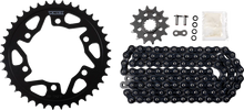 Load image into Gallery viewer, VORTEX Chain Kit - Black CK6465 fits Kawasaki NINJA 400 - Main Product View