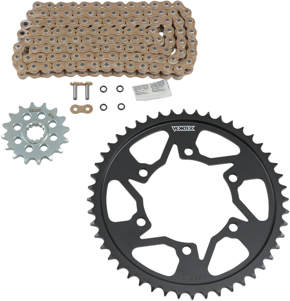 VORTEX Chain Kit - Gold CKG6128 fits Yamaha Yzf-r6 S - Main Product View