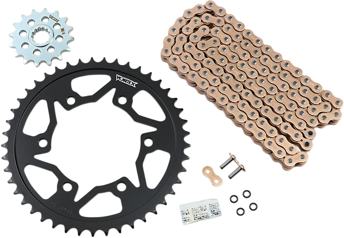 VORTEX Chain Kit - Gold CKG6132 fits Yamaha Yzf-r6 – CI Motorsports