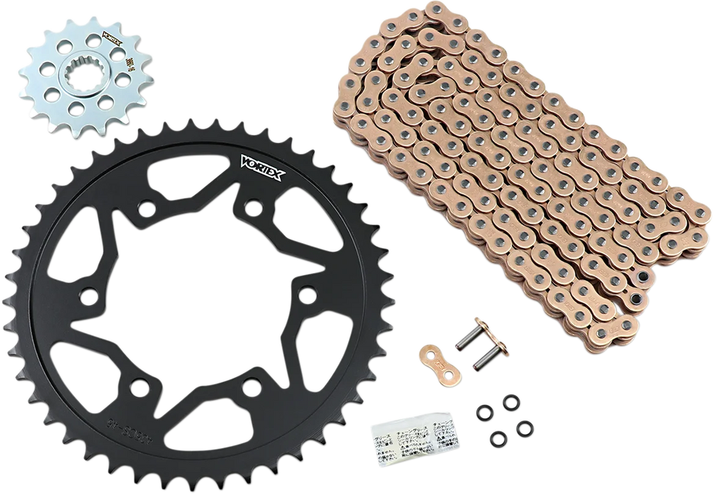 VORTEX Chain Kit - Gold CKG6132 fits Yamaha Yzf-r6 - Main Product View