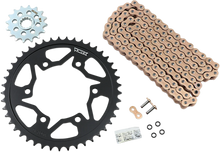 Load image into Gallery viewer, VORTEX Chain Kit - Gold CKG6132 fits Yamaha Yzf-r6 - Main Product View