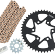 Load image into Gallery viewer, VORTEX Chain Kit - Gold CKG6394 fits Kawasaki Versys 650 - Main Product View