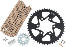 Load image into Gallery viewer, VORTEX Chain Kit - Gold CKG6394 fits Kawasaki Versys 650 - Main Product View
