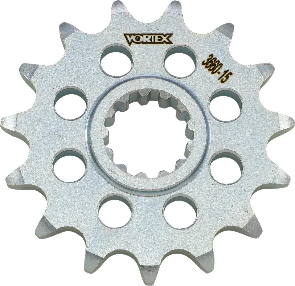 VORTEX Front Sprocket - 15-Tooth 3660-15 - Main Product View