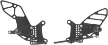 Load image into Gallery viewer, VORTEX Rearset - Black - RS406K fits Kawasaki ZX-6RR - Main Product View