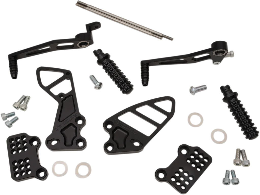 VORTEX Rearset - Black - RS503K fits Suzuki Gsx-r600 / Gsx-r750 - Main Product View