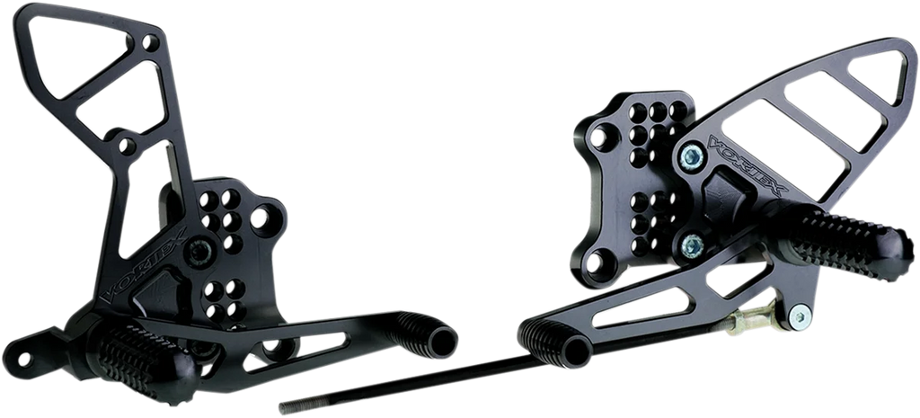 VORTEX Rearset - Black - RS505K fits Suzuki SV650 / SV1000 - Main Product View