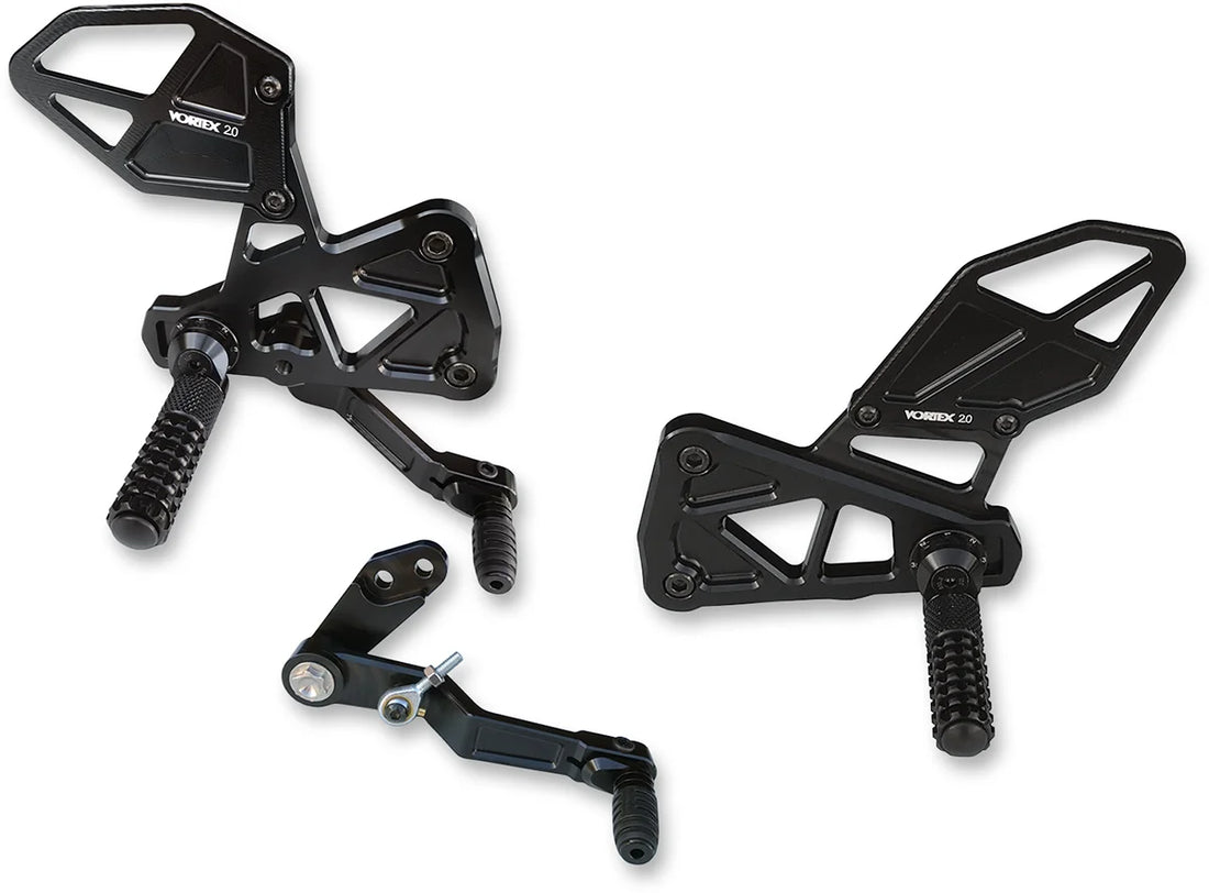 VORTEX Rearset - RS634K fits Yamaha Yzf-r6 - Side View