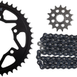 Load image into Gallery viewer, VORTEX Steel Chain Kit - Black CK6273 fits Suzuki Gsx-r600 - Main Product View