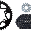 Load image into Gallery viewer, VORTEX Steel Chain Kit - Black - CK6354 fits 1998-2003 Yamaha Yzf-r1 - Main Product View