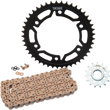 Load image into Gallery viewer, VORTEX Steel Chain Kit - Gold - CKG6345 fits 2003-2006 Honda CBR600RR - Main Product View