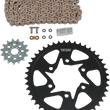 Load image into Gallery viewer, VORTEX Steel Chain Kit - Gold - CKG6349 fits Kawasaki ZX-6R - Main Product View