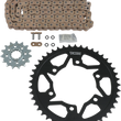 Load image into Gallery viewer, VORTEX Steel Chain Kit - Gold - CKG6354 fits 1998-2003 Yamaha Yzf-r1 - Main Product View