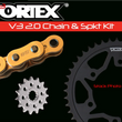Load image into Gallery viewer, VORTEX Steel Chain Kit - Gold CKG6463 - Main Product View