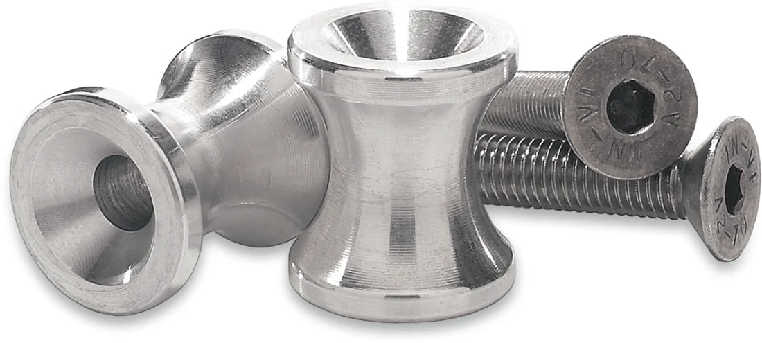 VORTEX Swingarm Spool - Silver - 10 mm SP402S - Side View