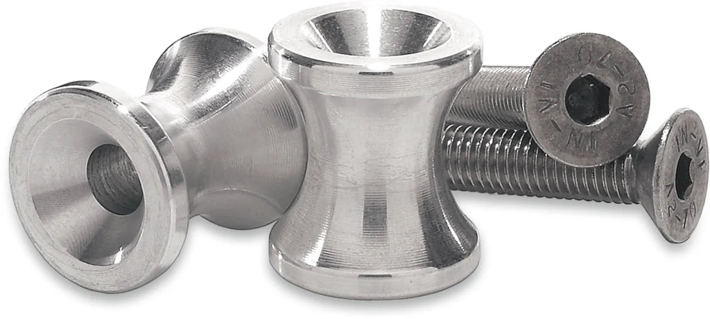 VORTEX Swingarm Spool - Silver - 10 mm SP402S - Side View