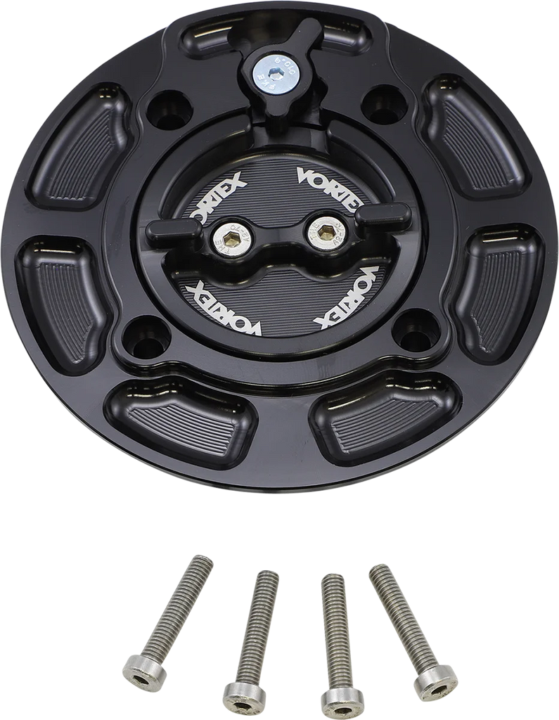 VORTEX V3 Fuel Cap - Black - GC440K fits Kawasaki - Main Product View