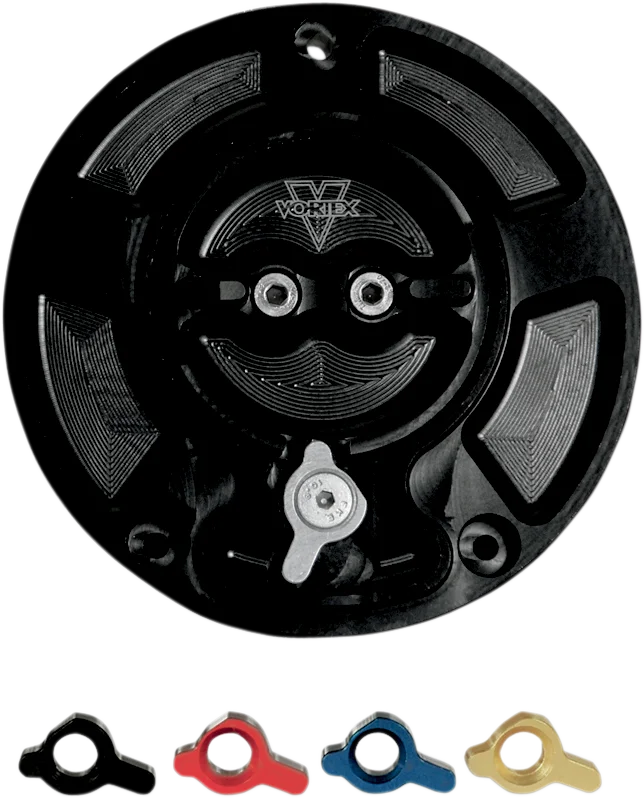 VORTEX V3 Fuel Cap - Black - GC610K fits Yamaha - Side View