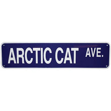 Load image into Gallery viewer, VOSS ARCTIC CAT AVE. - ALUMINUM STREET SIGN 6" X 24" 624ACA