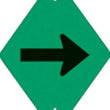 Load image into Gallery viewer, VOSS GREEN PLASTIC REFLECTIVE ATV TRAIL BLAZER HORIZONTAL ARROW 262 DA HGR