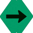 Load image into Gallery viewer, VOSS GREEN PLASTIC REFLECTIVE ATV TRAIL BLAZER HORIZONTAL ARROW 262 DA HGR