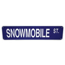 Load image into Gallery viewer, VOSS SNOWMOBILE STREET - ALUMINUM STREET SIGN 6" X 24" 624SST