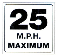 Load image into Gallery viewer, VOSS TRAIL SIGN - 25 MPH MAXIMUM 490-MPH